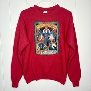 HOCUS POCUS The Sanderson Sisters Crewneck Sweatshirt Hanes Red Halloween Small